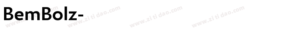 BemBolz字体转换