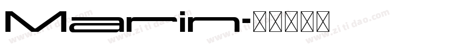 Marin字体转换