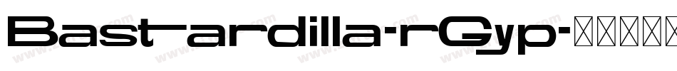 Bastardilla-rGyp字体转换