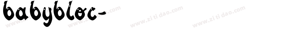 BABYBLOC字体转换