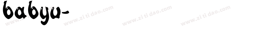 BABYU字体转换
