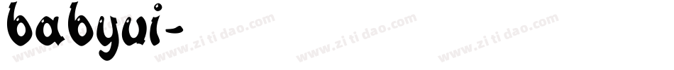BABYUI字体转换