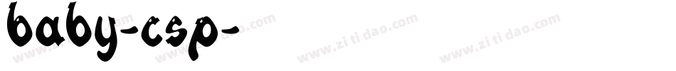 Baby-CSP字体转换