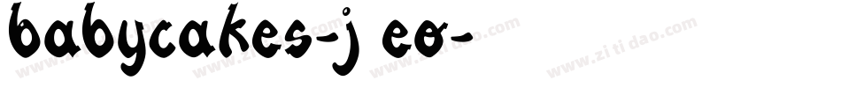 Babycakes-J4eo字体转换
