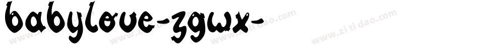 Babylove-zGwX字体转换