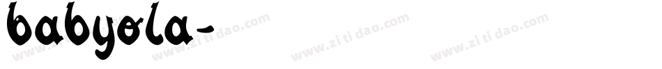 Babyola字体转换