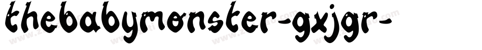 TheBabyMonster-gxjGR字体转换