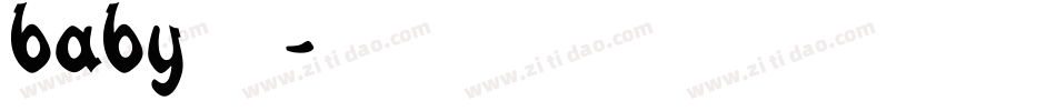 baby好看字体字体转换