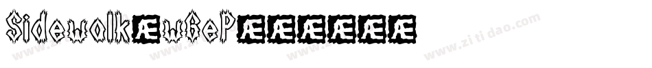 Sidewalk-wGeP字体转换