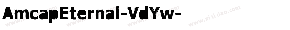 AmcapEternal-VdYw字体转换
