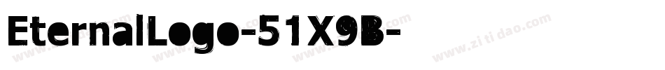 EternalLogo-51X9B字体转换