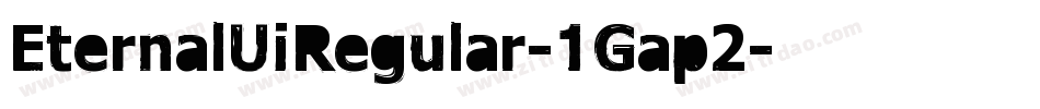 EternalUiRegular-1Gap2字体转换
