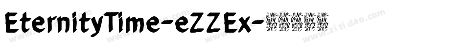 EternityTime-eZZEx字体转换