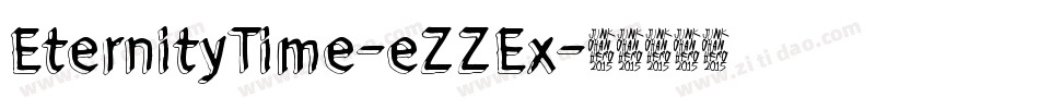 EternityTime-eZZEx字体转换