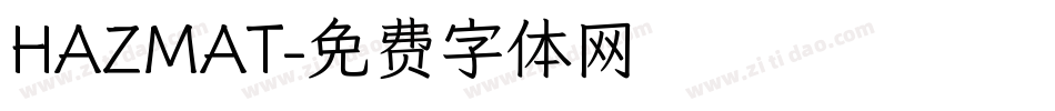 HAZMAT字体转换