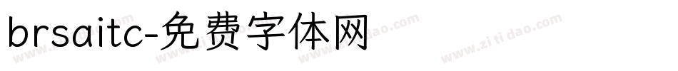 brsaitc字体转换