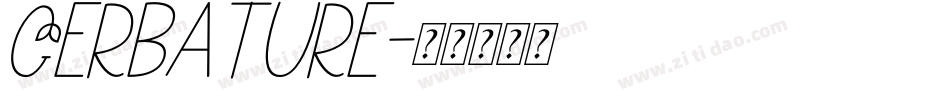 Cerbature字体转换