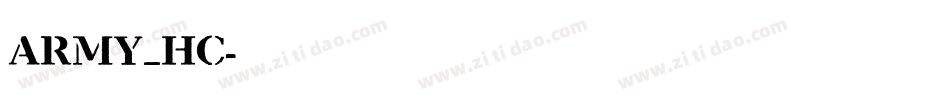 ARMY_HC字体转换
