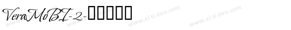 VeraMoBI-2字体转换