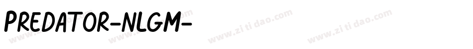 Predator-nLgM字体转换