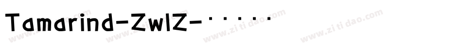 Tamarind-ZwlZ字体转换