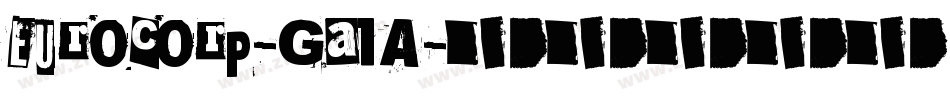 Eurocorp-Ga1A字体转换