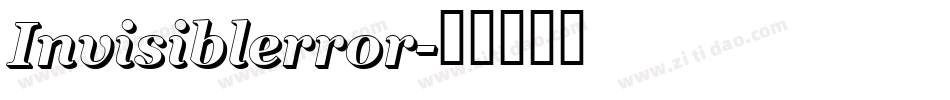Invisiblerror字体转换