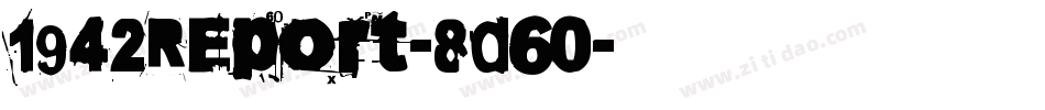 1942Report-8d60字体转换