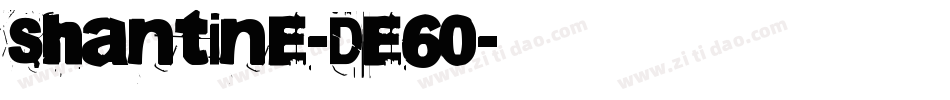 Shantine-De60字体转换
