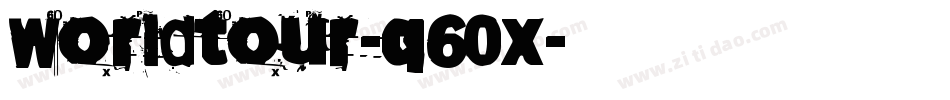 Worldtour-q60x字体转换