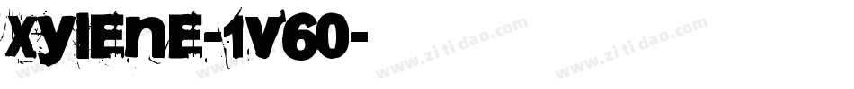 Xylene-1v60字体转换