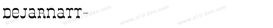 DeJarnatt字体转换