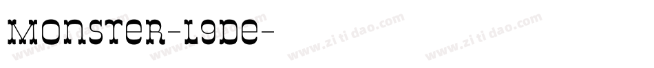 Monster-l9De字体转换