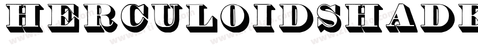 HerculoidShaded字体转换