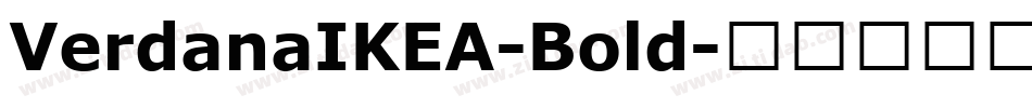 VerdanaIKEA-Bold字体转换