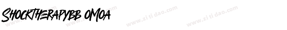 Shocktherapybb-oMoa字体转换