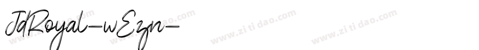 JdRoyal-wEzn字体转换