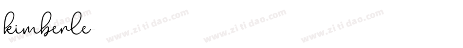 kimberle字体转换