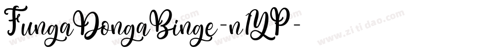 FungaDongaBinge-n1YP字体转换