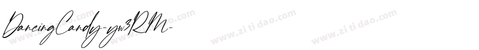 DancingCandy-yw3RM字体转换