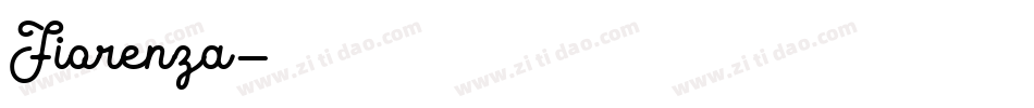 Fiorenza字体转换