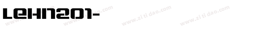 LEHN201字体转换