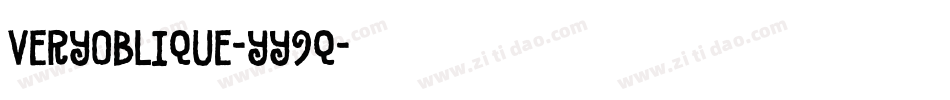 Veryoblique-Yy9q字体转换