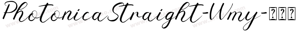 PhotonicaStraight-VVmy字体转换 PhotonicaStraight-VVmy字体转换