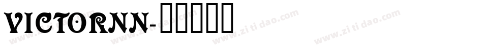 VICTORNN字体转换