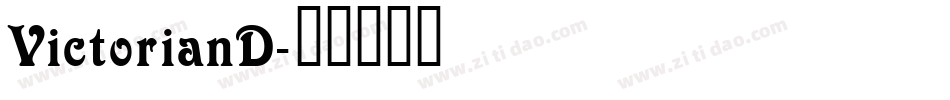VictorianD字体转换