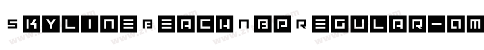 SkylineBeachNbpRegular-qmrd字体转换