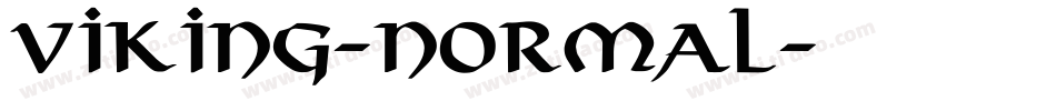 Viking-Normal字体转换