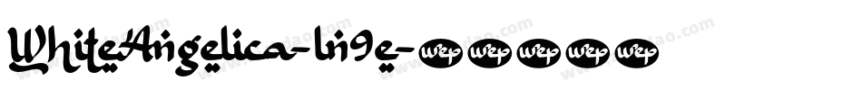 WhiteAngelica-ln9e字体转换
