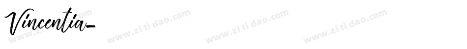 Vincentia字体转换
